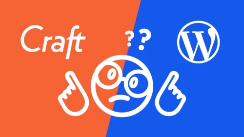 Craft cms vs wordpress titelbild